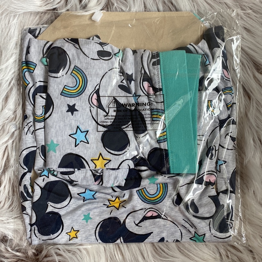 NWT Little Sleepies Disney Mickey Mouse Forever Two Piece Short Pajama Set - Picture 5 of 5